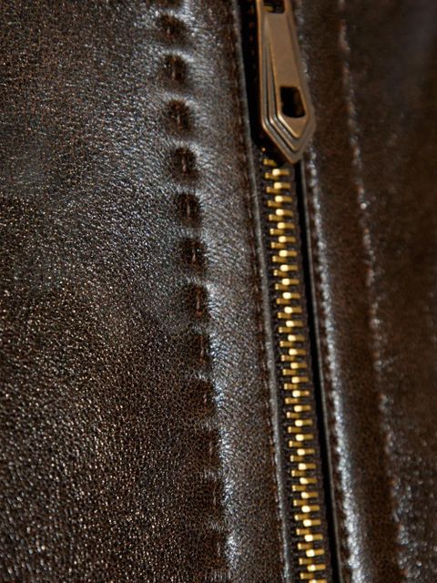 Max Mara Gambero zip-up jacket - Brown