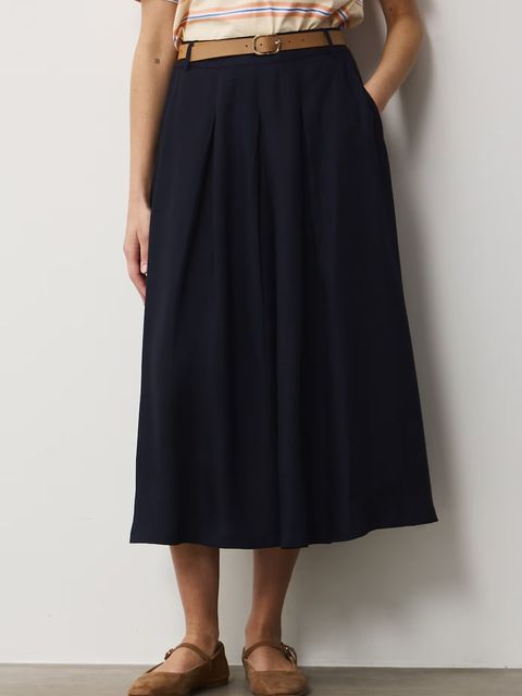 Medicine spódnica plisowana z lyocellu - zdjęcie produktu nr 1