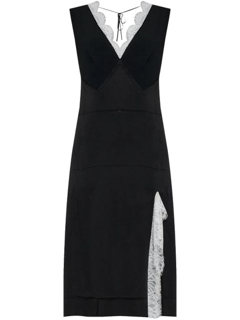 Victoria Beckham v-neck dress - Black - zdjęcie produktu nr 1
