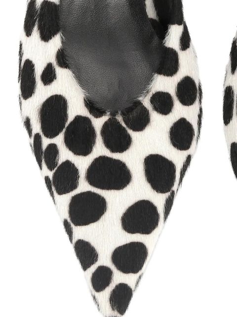 ROTATE BIRGER CHRISTENSEN fur slingback pumps - White - zdjęcie produktu nr 2