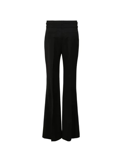 Sportmax belted flared trousers - Black - zdjęcie produktu nr 2