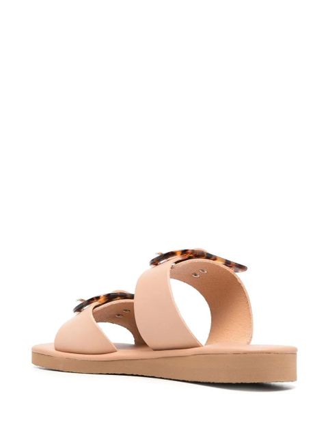 Ancient Greek Sandals buckle-embellished flat sandals - Neutrals