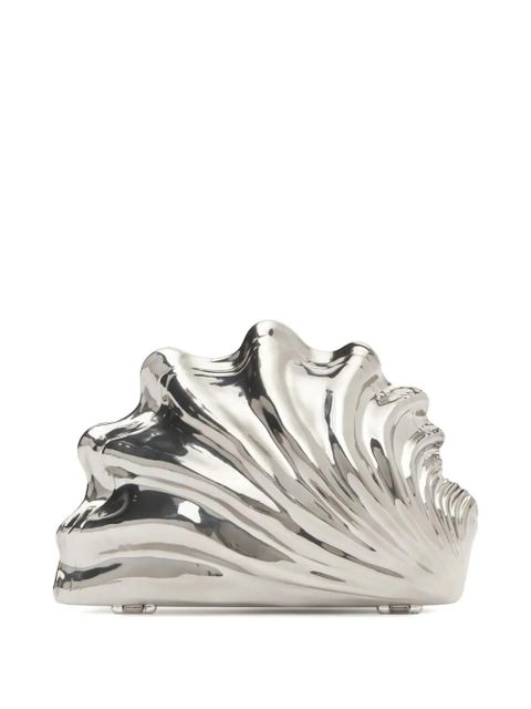 JW Anderson shell clutch - Silver