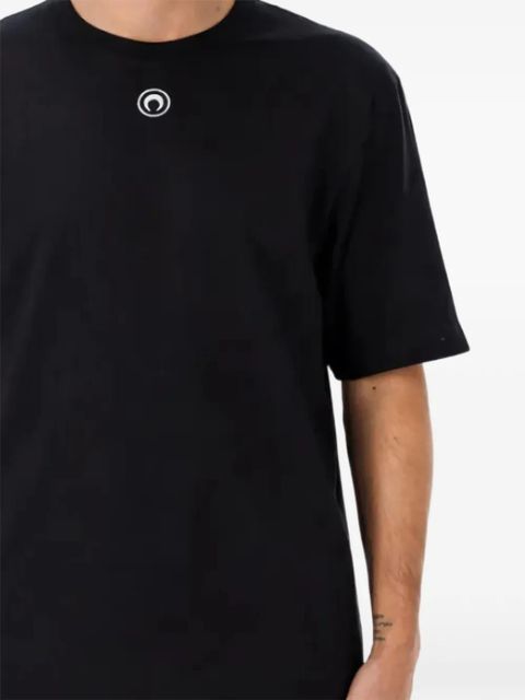 Marine Serre logo T-shirt - Black - zdjęcie produktu nr 2