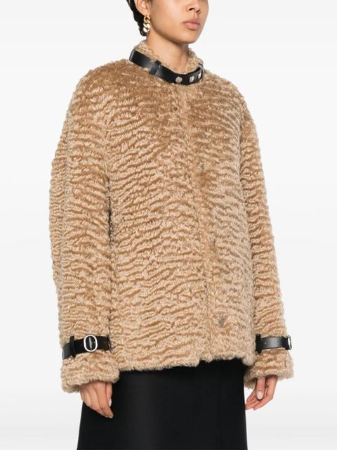 Jil Sander fur jacket - Brown