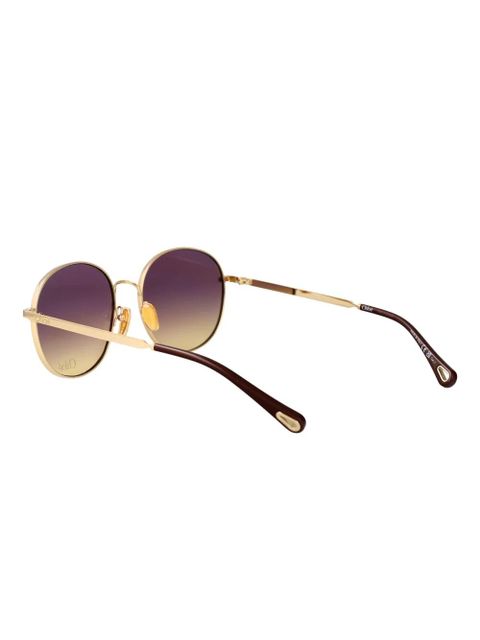 Chloé Eyewear round-frame sunglasses - Gold
