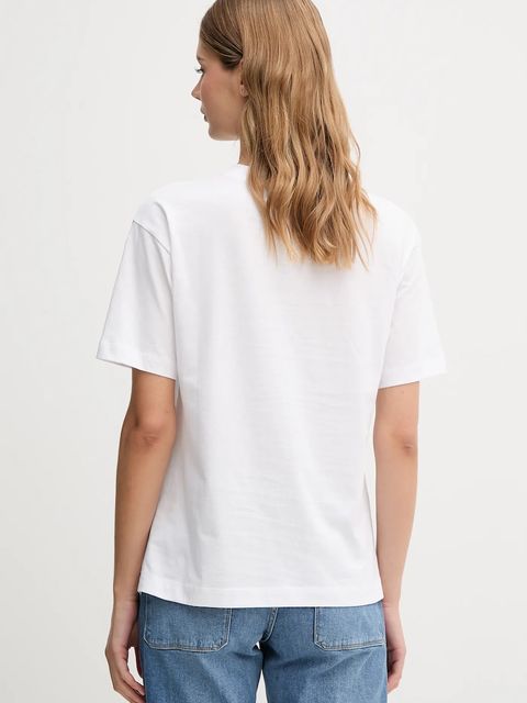 Joop! t-shirt bawełniany damski kolor biały 30047768