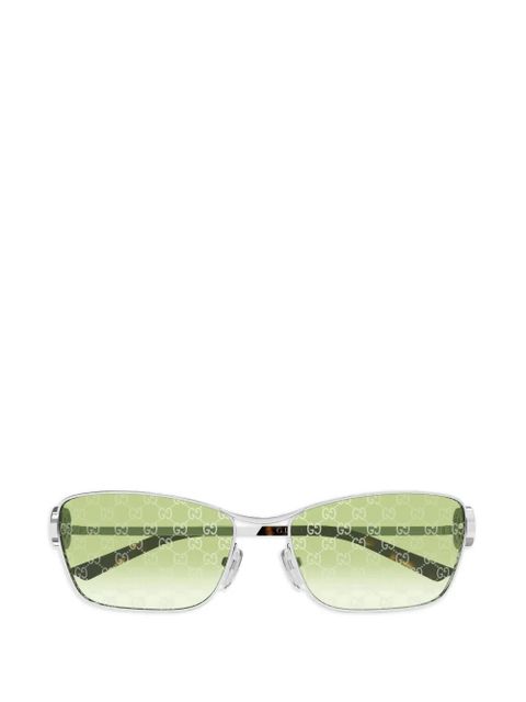 Gucci Eyewear logo-detail sunglasses - Silver - zdjęcie produktu nr 1
