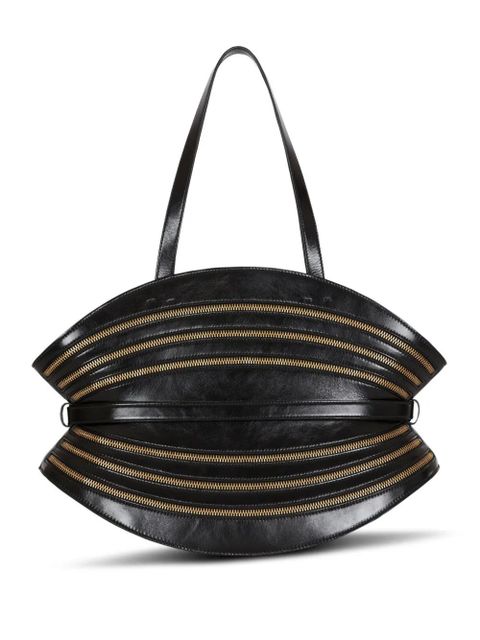 Balmain medium Shuffle Zips shoulder bag - Black