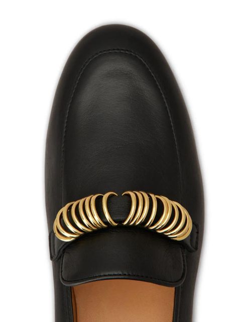 Tod's leather loafers - Black