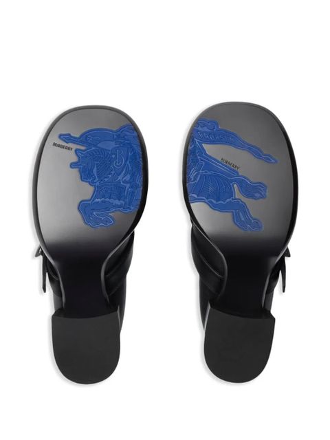 Burberry 95mm wedge fringed pumps - Black