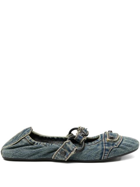 Balenciaga City ballet flats - Blue - zdjęcie produktu nr 1