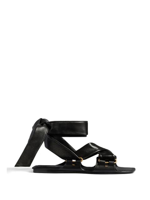 KHAITE Boden tied sandals - Black - zdjęcie produktu nr 1