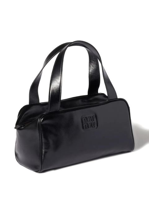Miu Miu leather zipped shoulder bag - Black
