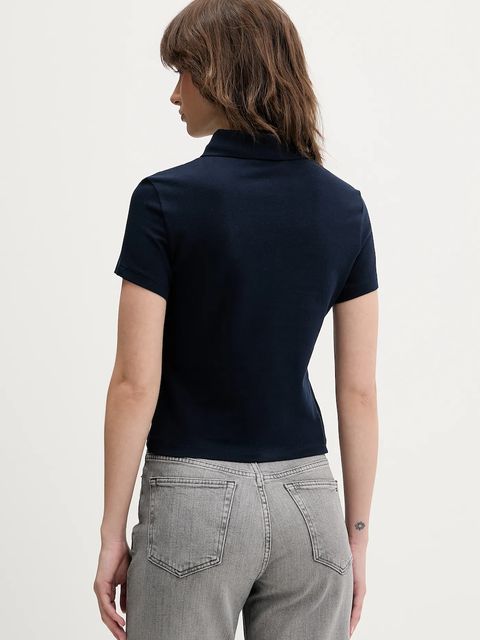 Tommy Jeans polo damski kolor granatowy DW0DW21931