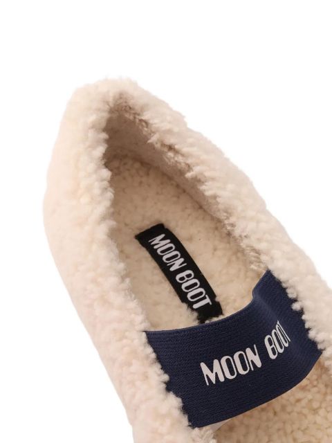 Moon Boot shearling strap ballet flat - Neutrals
