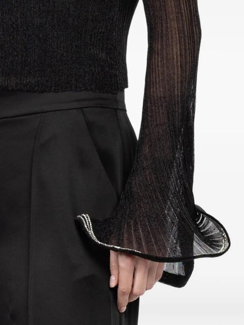 Simkhai Maebry long-sleeve blouse - Black