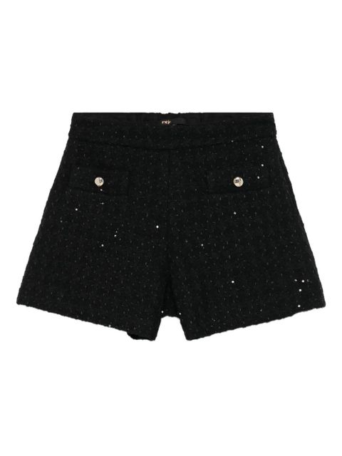 Maje sequin-embellished tweed shorts - Black - zdjęcie produktu nr 1