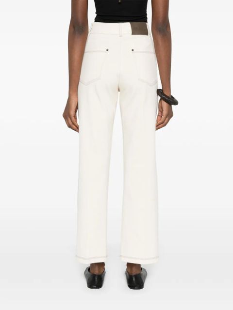 Max Mara straight leg seam jeans - Neutrals