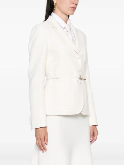 Gucci belted blazer - White