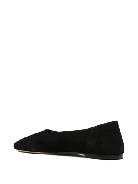 TOTEME almond-toe ballet flats - Black