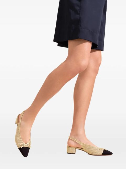 Aquazzura Gioia slingback-strap pumps - Brown - zdjęcie produktu nr 2