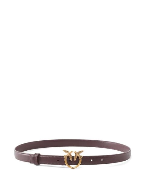 PINKO Love Birds leather belt - Brown - zdjęcie produktu nr 1