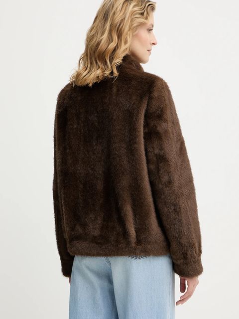 Guess kurtka LUNA kolor brązowy przejściowa W5BL64 W3920 - zdjęcie produktu nr 2