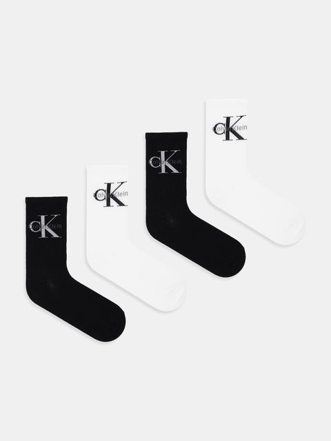 Calvin Klein Jeans skarpetki 4-pack kolor czarny 701235384 - zdjęcie produktu nr 1