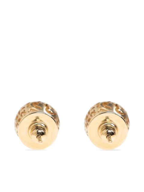 Jimmy Choo sphere stud earrings - Gold