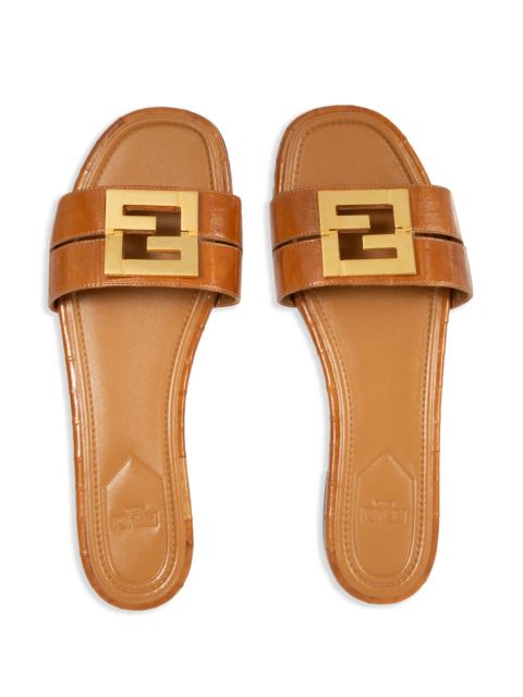 FENDI FFold slides - Neutrals