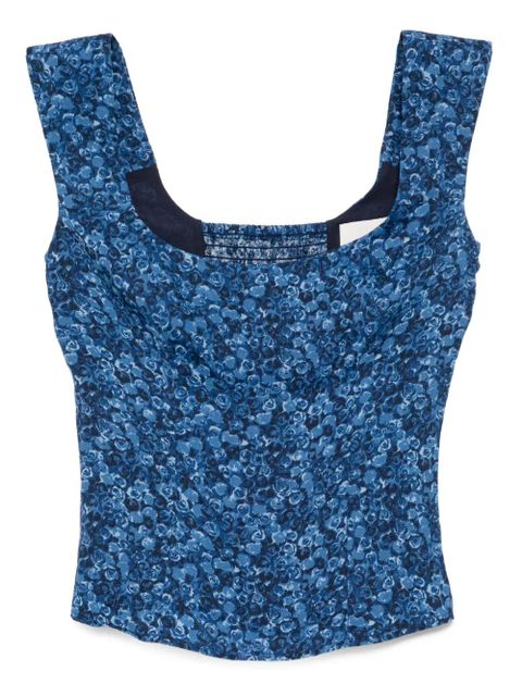 Reformation Navi top - Blue - zdjęcie produktu nr 1