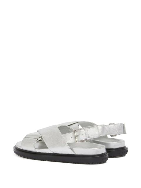 Marni leather sandals - Grey