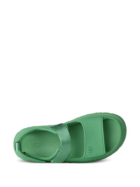 UGG GoldenGlow embossed sandals - Green