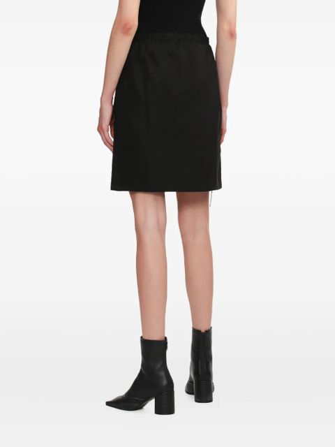 TOTEME drawstring-waist skirt - Black