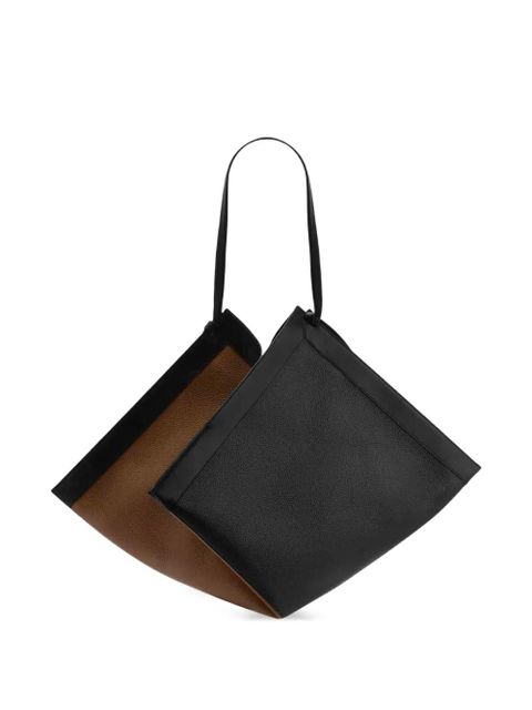 Yuzefi large Wonton leather shoulder bag - Brown - zdjęcie produktu nr 1