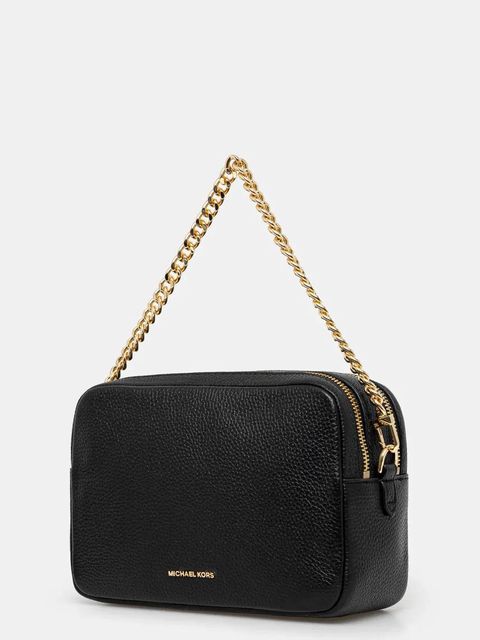 MICHAEL Michael Kors torebka skórzana kolor czarny 32S5GYTC5L