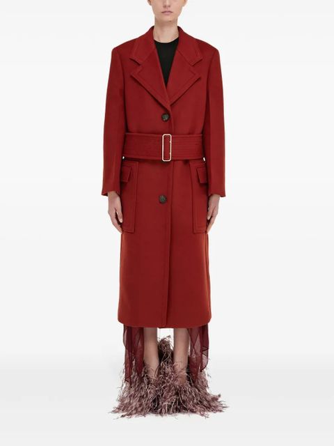 Ferragamo belted coat - Red - zdjęcie produktu nr 2