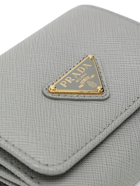 Prada small leather wallet - Grey