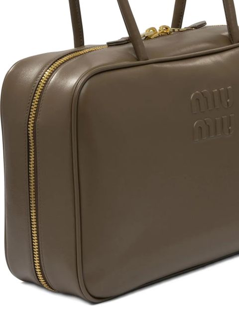 Miu Miu leather tote bag - Green