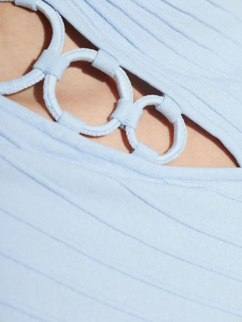 Cult Gaia Nessi cut-out structured top - Blue