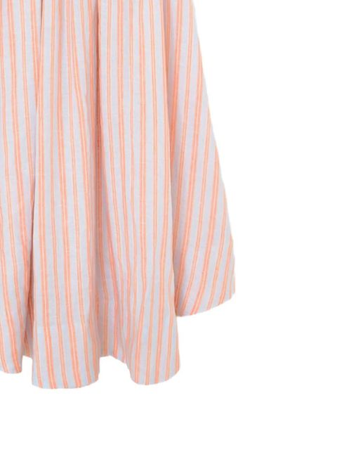 GANNI striped shirred dress - Blue - zdjęcie produktu nr 2