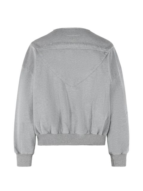 MM6 Maison Margiela drawstring hoodie - Grey - zdjęcie produktu nr 2