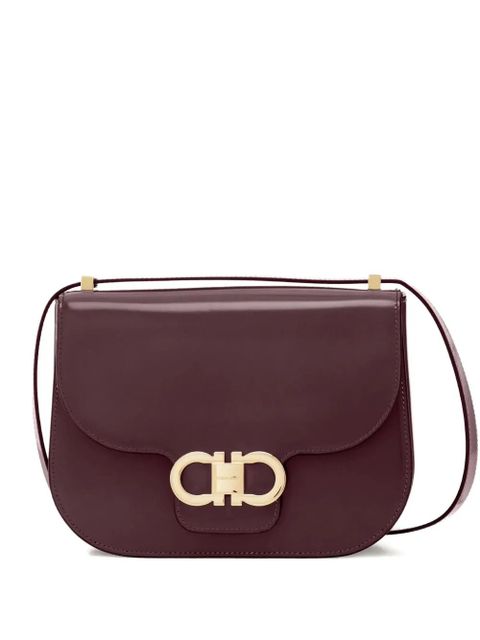 Ferragamo Gancini flap crossbody bag - Purple - zdjęcie produktu nr 1