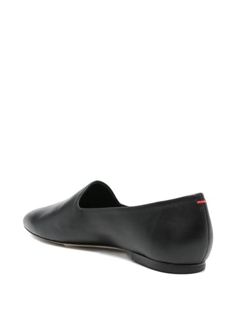 Aeyde Vanna pointed-toe leather loafers - Black