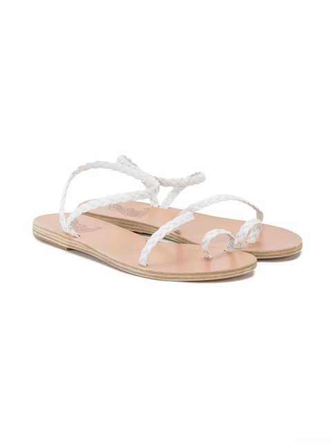 Ancient Greek Sandals braided Eleftheria strappy sandals - White - zdjęcie produktu nr 2