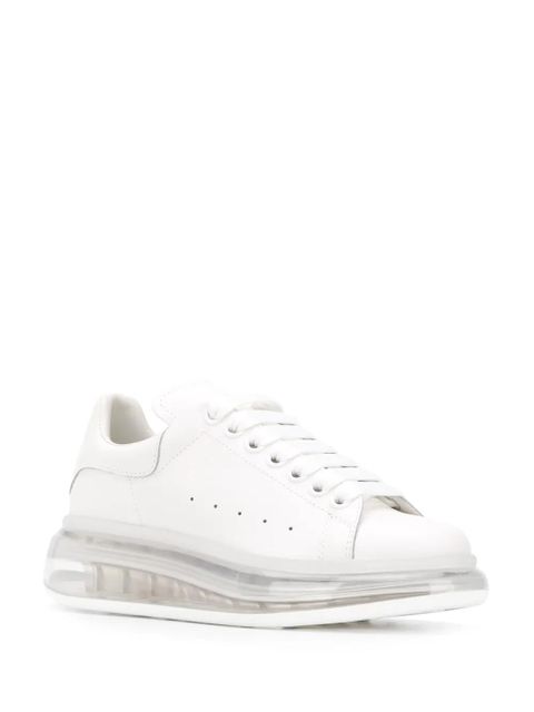 Alexander McQueen oversized leather sneaker - White - zdjęcie produktu nr 2