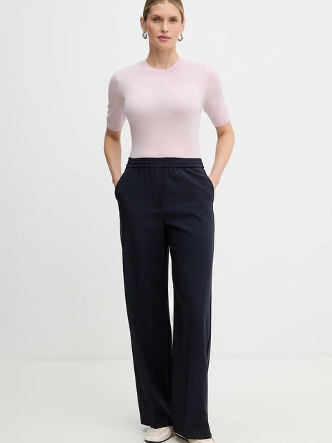 Weekend Max Mara t-shirt wełniany MAREA damski kolor różowy 2615361011600 - zdjęcie produktu nr 2