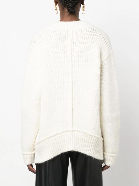 TOM FORD V-neck wool jumper - White - zdjęcie produktu nr 2