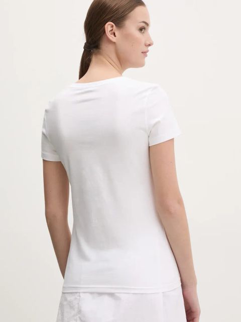 Puma t-shirt bawełniany damski kolor biały 682372